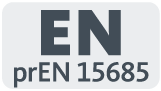 Piktogramm zu EN-Norm prEN 15685