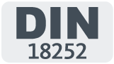 Piktogramm zu DIN-Norm DIN 18252