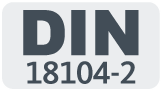Piktogramm zu DIN-Norm DIN 18104-2