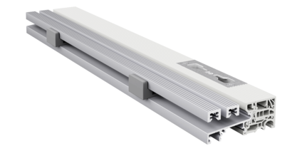 Profile section GU system threshold SBS bb with additional locking device