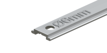 central locking ALU-JET 06 – push rod with hole diameter 6 mm