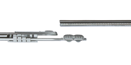 Central locking UNI-JET – detailed view of blunt section