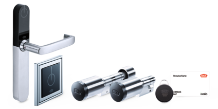 Electronic locking system ixalo – RFID technology – System components